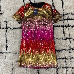 Forever 21 Sequin Multicolored Mini Dress